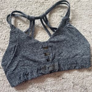 PINK Victoria's Secret Heathered Sports Bra